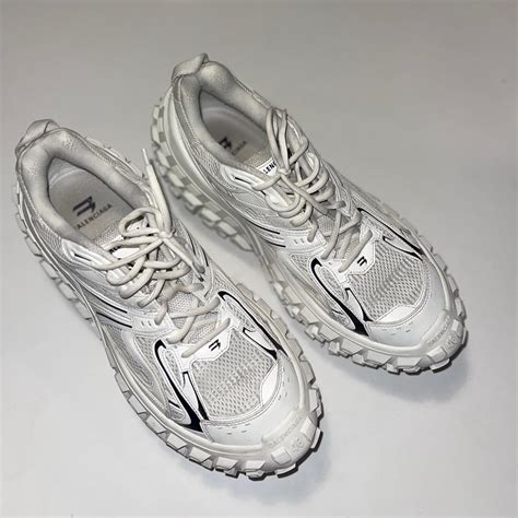 (Bundle Deals) Balenciaga Defenders in Ivory 13... - Depop