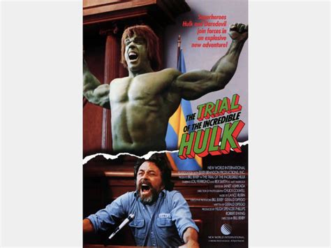 32 years ago, the TV movie The Trial of the Incredible Hulk was ...