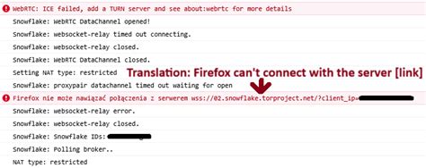 Snowflake proxy (browser extension) isn't working for me anymore ...