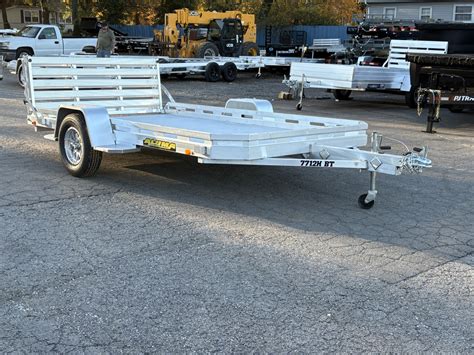 Used 2000 Featherlite Trailers 4'6" x 8' Aluminum Utility Trailer for ...