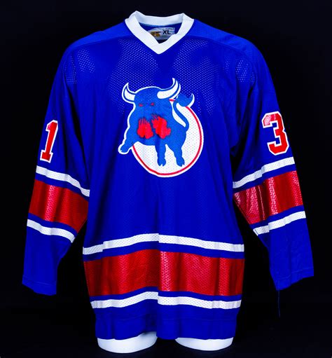 Lot Detail - Ernie Wakely's 1978-79 WHA Birmingham Bulls Game-Worn Jersey