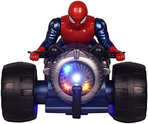 Buy Goyal's Super Hero 360° Acrobatic Stunt Spin Racer Motorcycle Toy ...