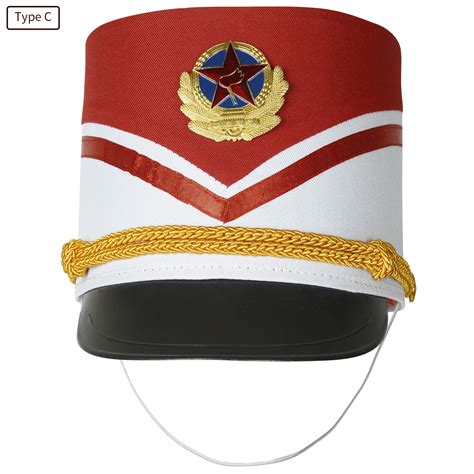 Soldier Hat Drum Head Hat Hat-marching Band Hat-nu... – Vicedeal