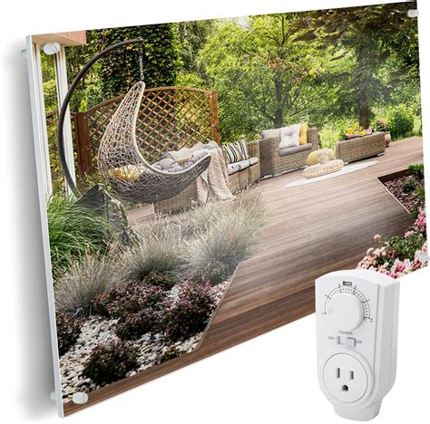 Amazon.com: EconoHome Wall Mount Space Heater Panel - with Thermostat ...