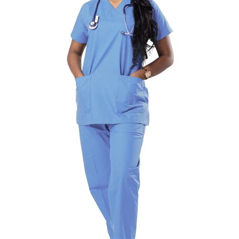 Female Scrub Suit - DSVX - Ocean Blue – Uniform Craft