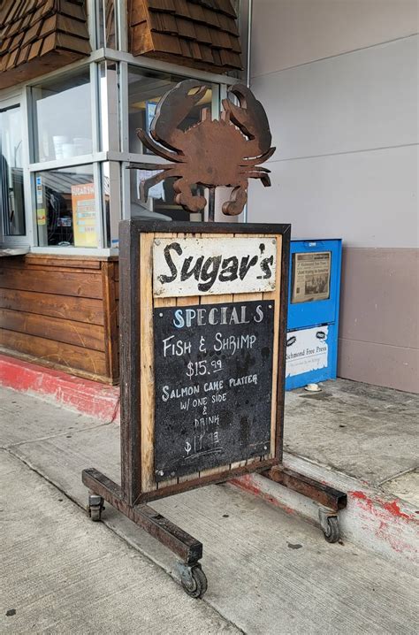 Menu at Sugar's Crab Shack restaurant, Richmond
