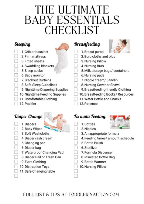 The Ultimate Essentials for a Newborn Baby