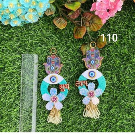 Decorative set of 'Shubh Labh' hangings