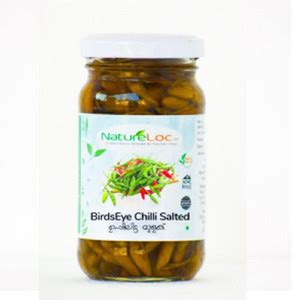 NatureLoC Birds Eye Chilli Salted Kanthaari Mulaku Uppilittathu Green ...
