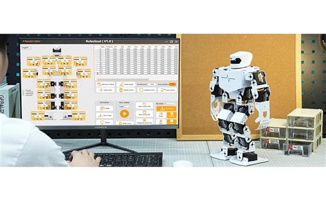 Robocraze H5S Hiwonder 16DOF Intelligent Humanoid Singing and Dancing ...