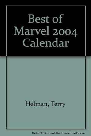Best of Marvel 2004 Calendar : Marvel Comics Group: Amazon.in: Books