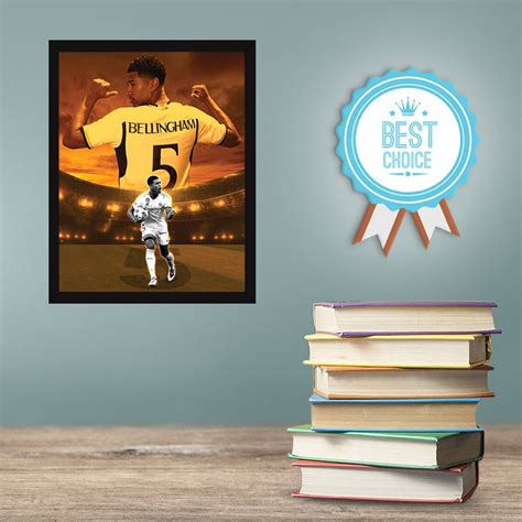Chaka Chaundh - Jude Bellingham Quotes Frame Poster for Wall Decor