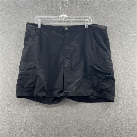 White Sierra Mens Black Cargo Shorts Size XXL - Gem