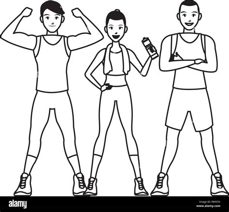 Doing Exercise Cartoon 的图像结果