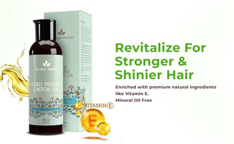 Buy Avimee Herbal Keshpallav Cold Pressed Castor Oil, For Stronger ...