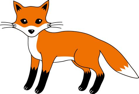 Little Red Fox Clip Art - Free Clip Art