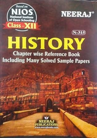 Nios History Class 12 Study Guide And Model Paper English Medium(As Per ...