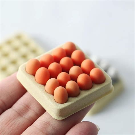 Buy Sarkoyar Mini Egg Model Imagination Cultivation Realistic 1:12 ...