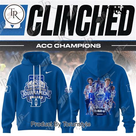Duke Blue Devils 2025 ACC Men's Tournament Basketball Champs Limited ...