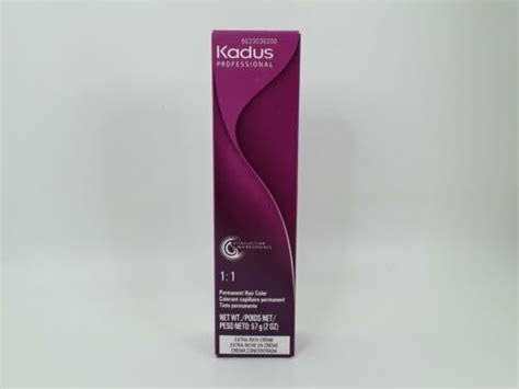 Buy KADUS Professional Permanent Extra Rich Creme Hair Color ~ 2 oz ...