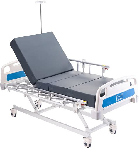 Buy DARGASH Hospital Bed Electric 3 Function with IV Pole (Bed with ...