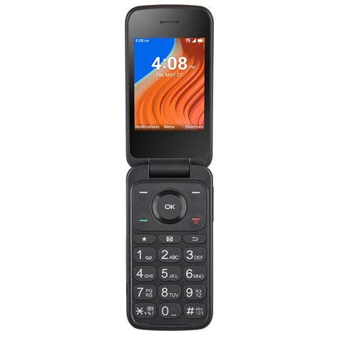 TracFone TCL Flip 2, 8GB, Black - Prepaid Flip Phone (Locked) - Tanga