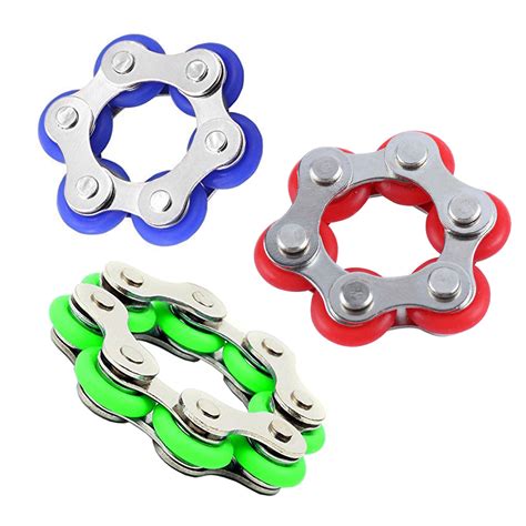 Fidget Toys Bike Roller Chain Stress Reducer Bike Chain Fidget Toy 3 ...