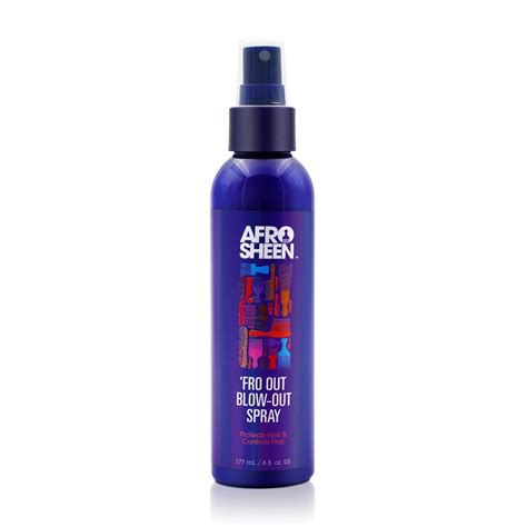 Buy Afro Sheen 'Fro Out Blow-Out Spray, Protects Hair & Controls Fizz ...