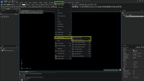 Hide / Unhide Drawing Object – MIDAS Support