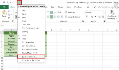 Strikethrough Shortcut for Mac & Windows in Excel - Step by Step Guide ...