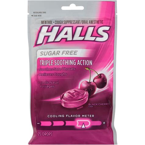 Halls Sugar Free Cough Drops - Mountain Menthol - 70Ct at Hermina ...