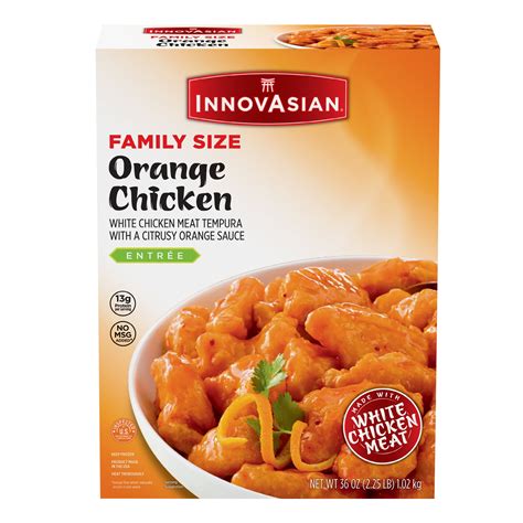 InnovAsian Orange Chicken, 36 oz (Frozen Meal) - Walmart.com