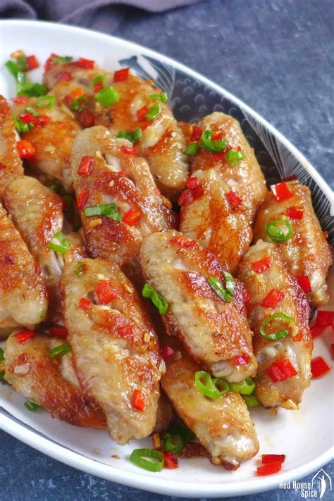 Salt and Pepper Wings (椒盐鸡翅) - Red House Spice