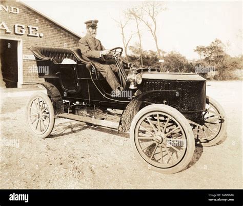 Stanley Steamer car. This is the 1906 model of the steam-powered car ...