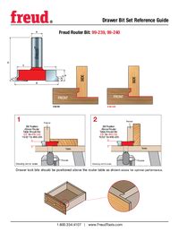 Image result for Drawer Lock Router Bit and Set Up Block