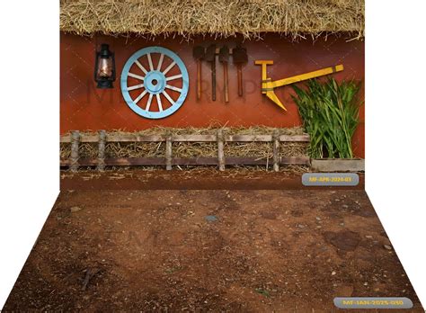 Traditional Village House + Soil Texture Backdrops
