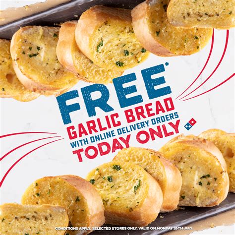 Domino’s to deliver FREE* garlic bread to pizza lovers in lockdown ...