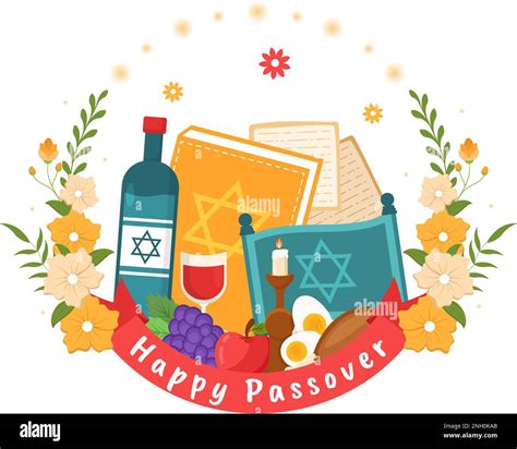 Happy passover in hebrew Cut Out Stock Images & Pictures - Alamy