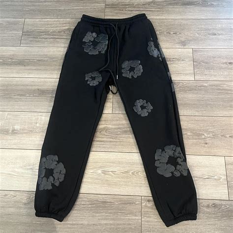 Denim tears black pants Large - Depop
