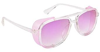 Buy NuVew® Double-Mirrored Rectangular Unisex Sunglasses with Foldable ...
