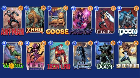 5 best Marvel Snap Doctor Doom 2099 decks