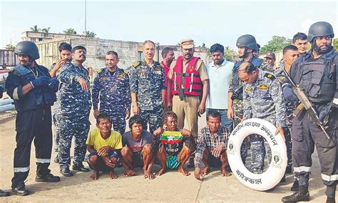 4 Myanmar fishermen held for crossing International Maritime Boundary Line