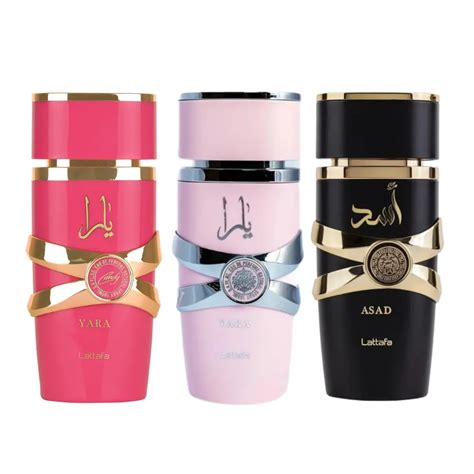 Lattafa Yara Candy + Asad + Yara 100ml (3.4oz) - Fragrance Collection ...