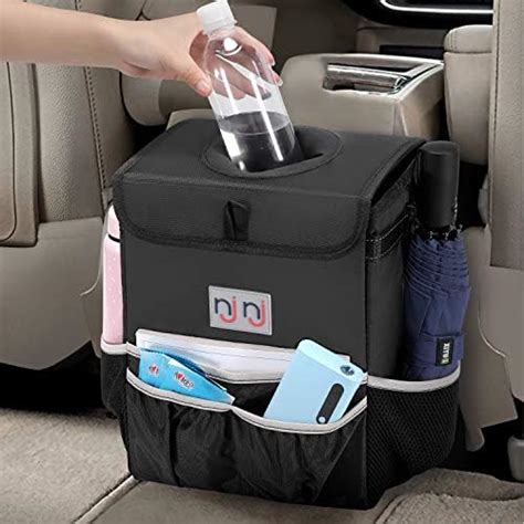 njnj Waterproof Car Trash Can Garbage Bin,Super Large Size Auto Trash ...