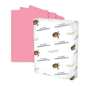 Hammermill Fore MP Colors Paper 20# Letter Cherry 30% Recycled 500/Ream ...