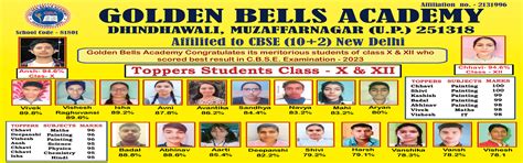 Golden Bells Academy Result