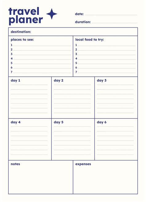 Best 12 Blank Travel Itinerary Free Google Docs Template – Artofit