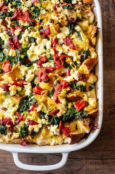 Vegetable Breakfast Strata Recipe