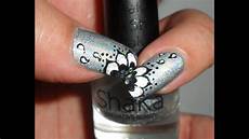tutorial nail fiori flowers on holografic silver nails tutorial nail tutorial nail fiori flowers on holografic silver nails tutorial nail