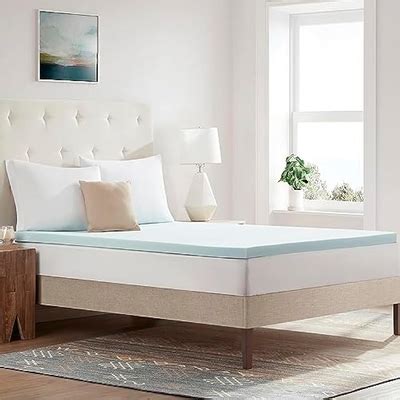 SweetHomeCollection King Mattress Topper 2 Inch Gel Infused Memory Foam ...